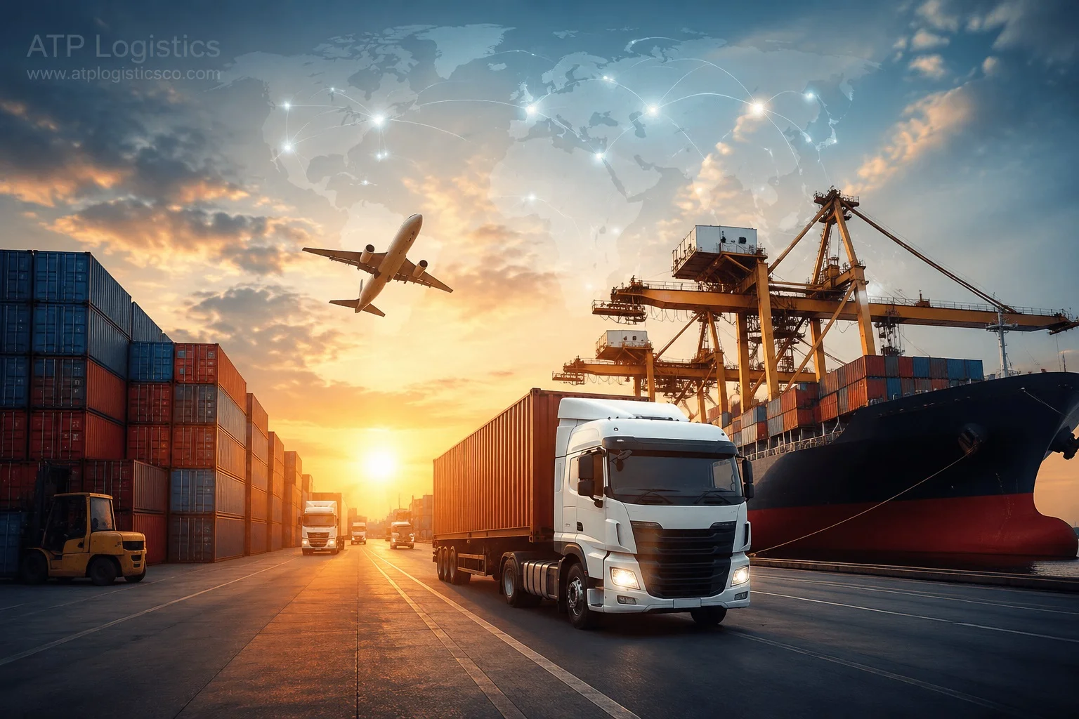 ترانزیت خارجی کالا با حمل و نقل بین‌المللی توسط ATP Logistics