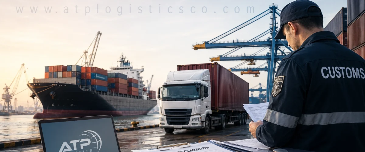 ترخیص کاری گمرکی و بررسی اسناد حمل کالا در بندر توسط کارشناس گمرک